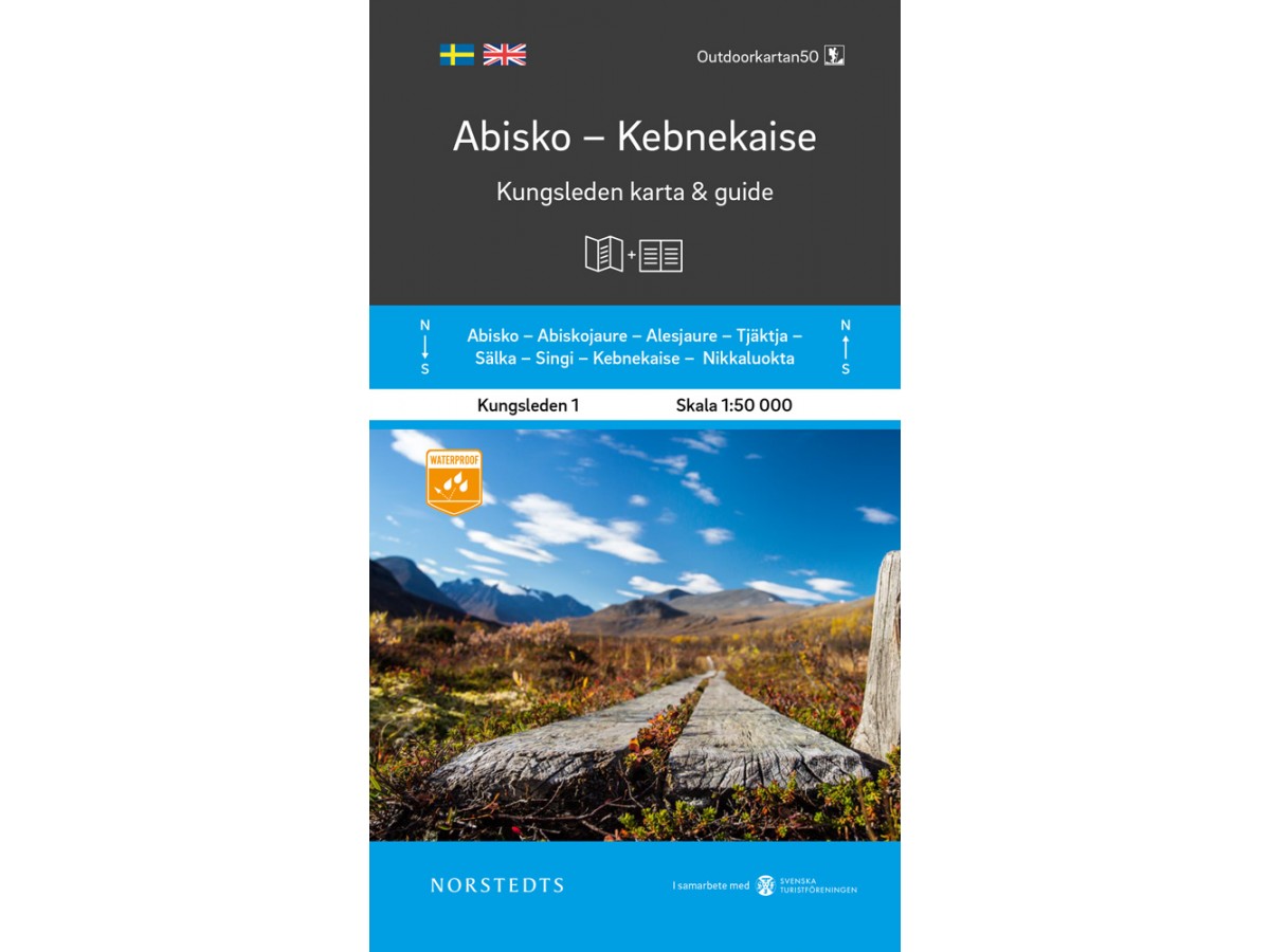 Kungsleden 1 Abisko Kebnekaise karta och guide Outdoorkartan Kungsleden 1 Abisko Kebnekaise karta och guide Outdoorkartan